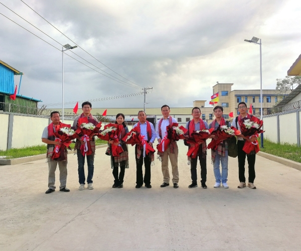 嘉兴市政协盛全生副主席一行调研九游老哥必备的交流社区丝绸（柬埔寨）工业园